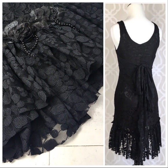 *TAKING DOWN* Handmade Victorian Gothic Lace Dress - Picture 4 of 8